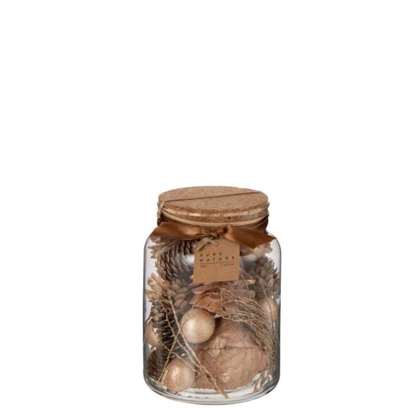 DRIED FLOWERS MIX DRY FLOWER ROSE GOLD COLORED LARGE