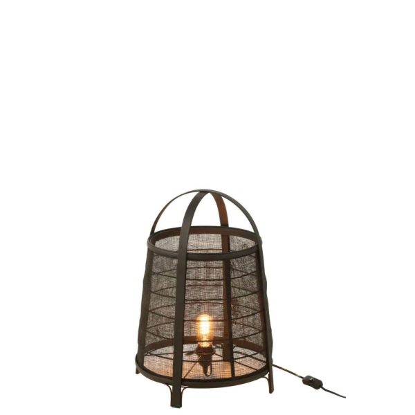 LAMP RYA COTTON/BAMBOO BLACK LARGE