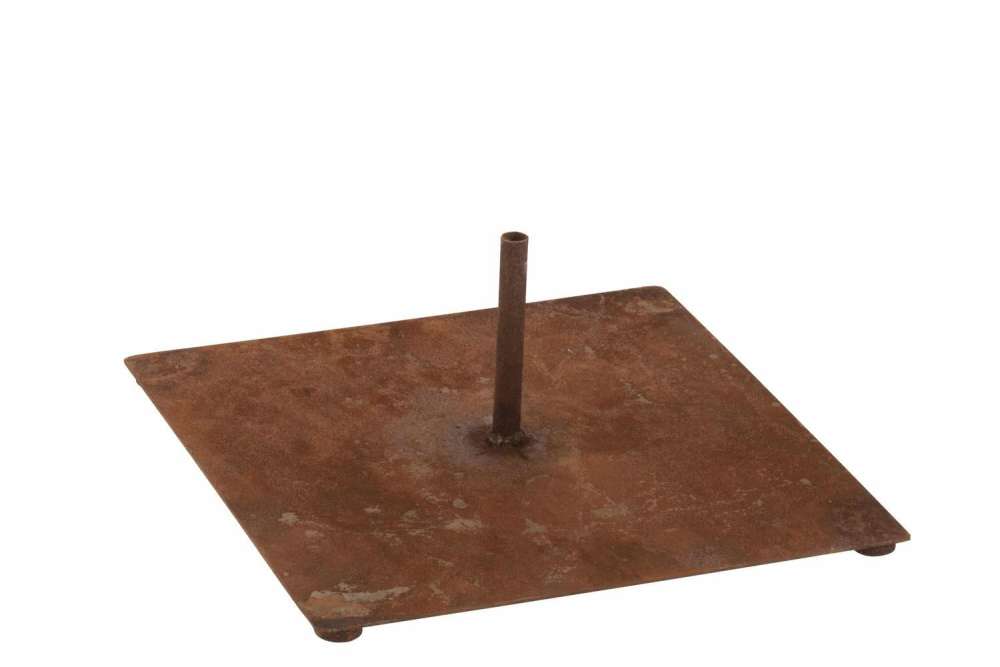 FOOT FOR GARDEN STAKE 1 PIN IRON RUST