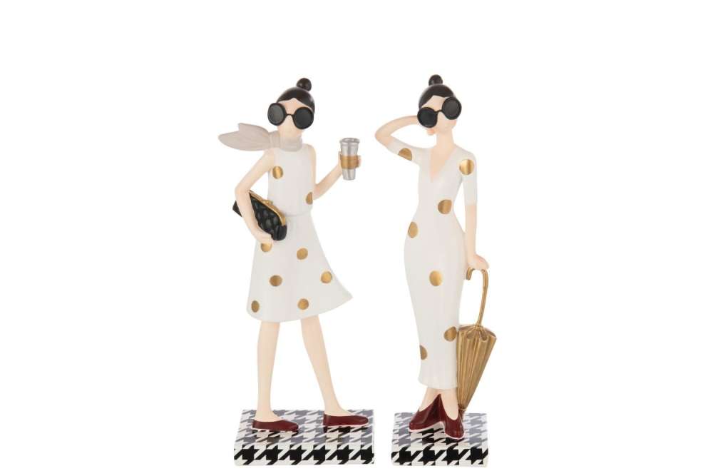 LADY PIED-DE-POULE LIMEPOWDER MULTICOLORED ASSORTMENT OF 2