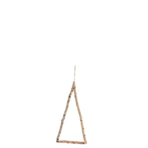 CHRISTMAS TREE FRAME HANGING BRANCH BROWN SMALL