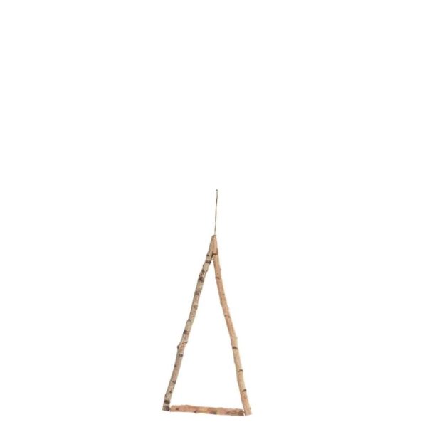 CHRISTMAS TREE FRAME HANGING BRANCH BROWN SMALL