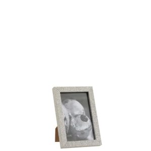 PHOTO FRAME 10X15 GLITTER WOOD SILVER SMALL
