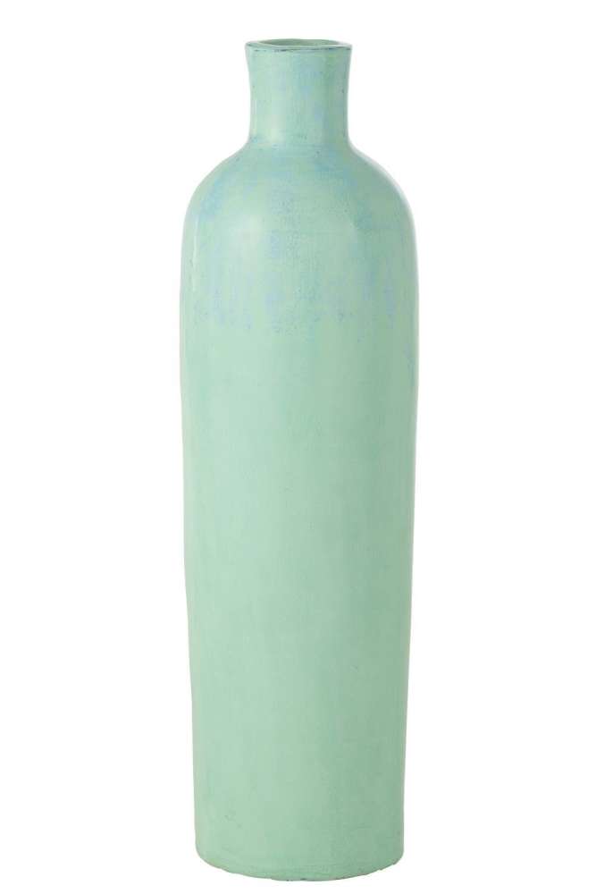 VASE JUSTINE TERRACOTTA BLUE LARGE