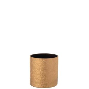 FLOWERPOT GATSBY CERAMIC GOLD MEDIUM