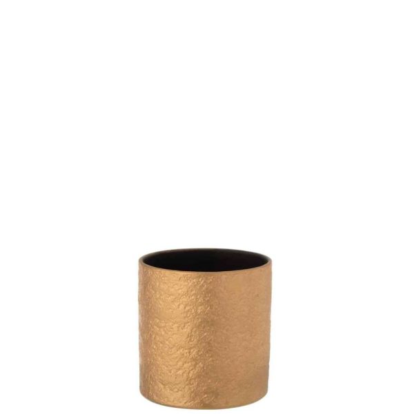 FLOWERPOT GATSBY CERAMIC GOLD MEDIUM