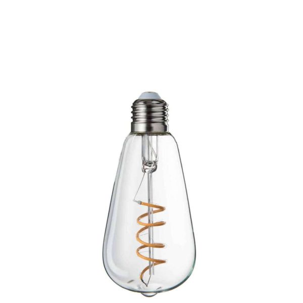 LEDLAMP ST 64 SPIRAL E27