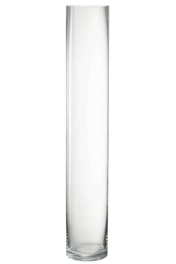 VASE CYLINDER GLASS TRANSPARENT LARGE