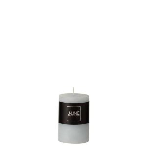 CYLINDER CANDLE  LIGHT BLUE  S18H