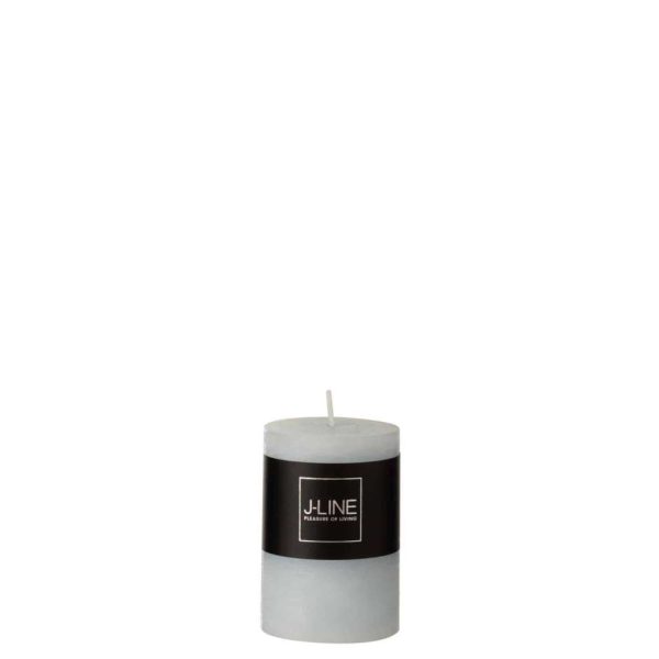 CYLINDER CANDLE  LIGHT BLUE  S18H