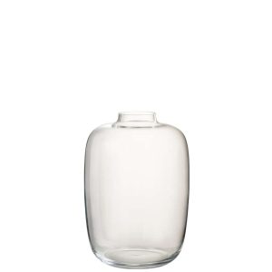 VASE CLEO GLASS TRANSPARENT SMALL