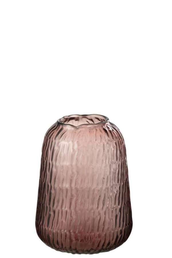 VASE LOLITA GLASS PINK MEDIUM