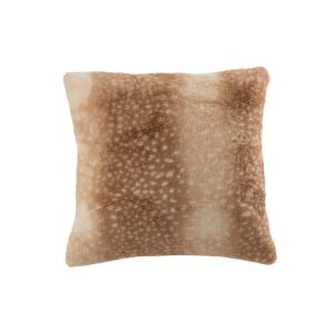 CUSHION BAMBI POLYESTER BROWN/BEIGE