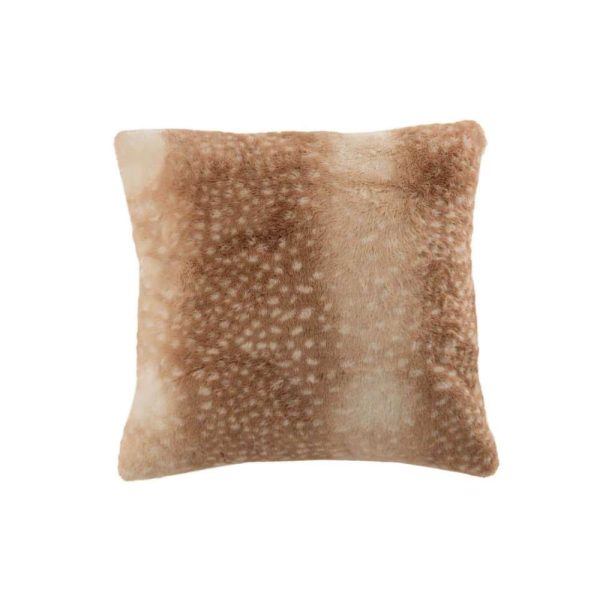 CUSHION BAMBI POLYESTER BROWN/BEIGE