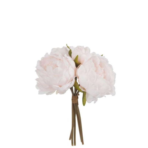 BOUQUET PEONIES 5 PIECES LIGHT PINK SMALL