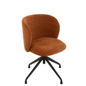 CHAIR TURN/UP/DOWN TEXTILE RUSTY