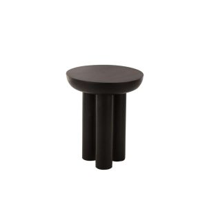 SIDE TABLE TRIO MANGO WOOD BLACK