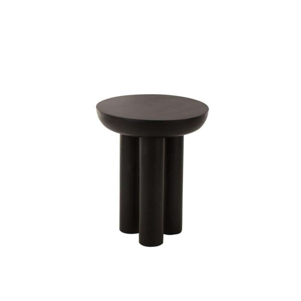 SIDE TABLE TRIO MANGO WOOD BLACK