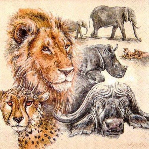 Serviett lunsj 33 x 33