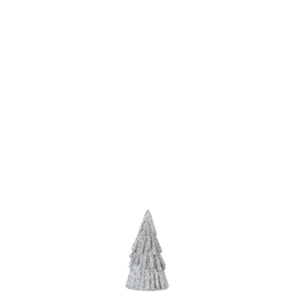 TREE POLY SILVER SMALL