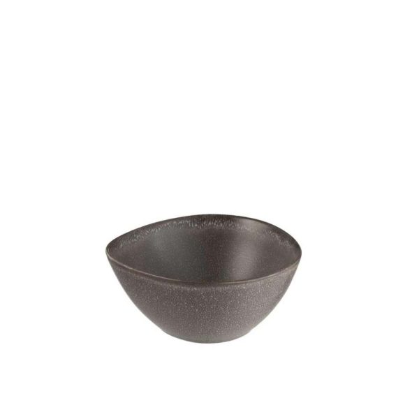 BOWL LOUISE CERAMIC BROWN MEDIUM