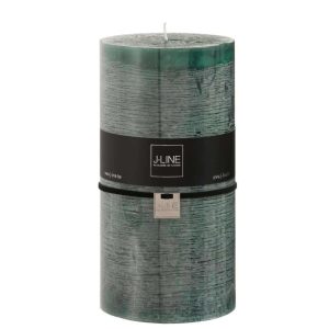 CYLINDER CANDLE DARK GREEN XXL-150H