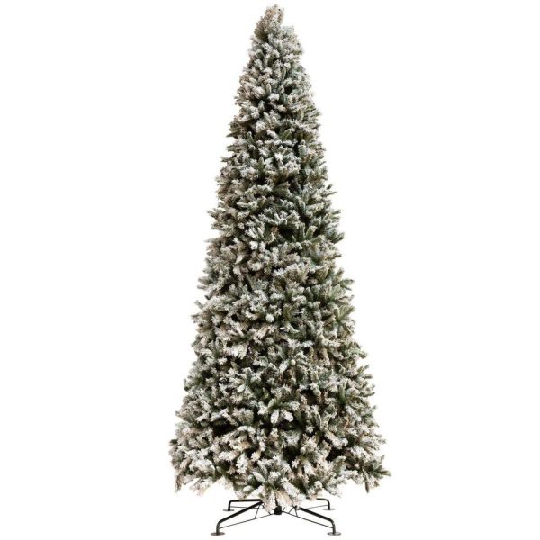 CHRISTMAS TREE PLASTIC SNOWY GREEN EXTRA LARGE