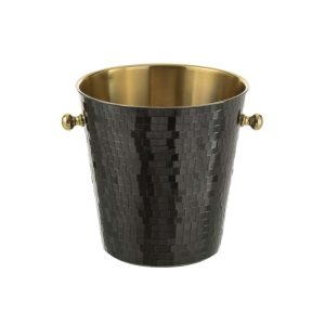 ICE BUCKET MOSAIC STAINLESS STEEL BLACK