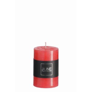CYLINDER CANDLE RED S18H