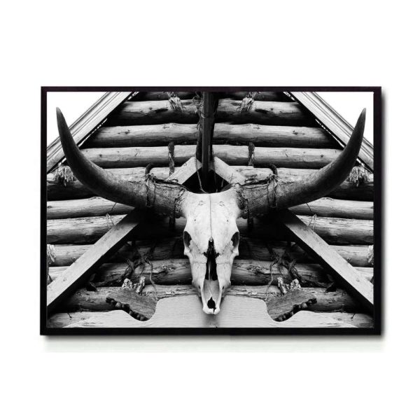 Bilde Canvas M/Ram. Dyrehode 3 50X70Cm