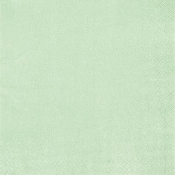 Serviett lunch 33x33 mint perleeffekt