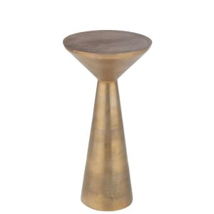 TABLE TRI ALUMINIUM GOLD