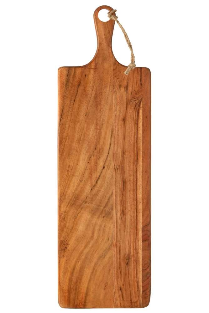 PLANK RECTANGLE MANGO WOOD DARK NATURAL LARGE