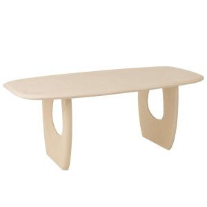 DINING TABLE MARK MANGO WOOD BEIGE