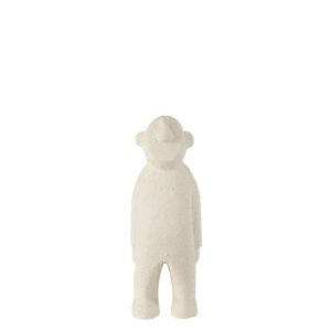 STATUETTE NGURAH WOOD WHITE SMALL