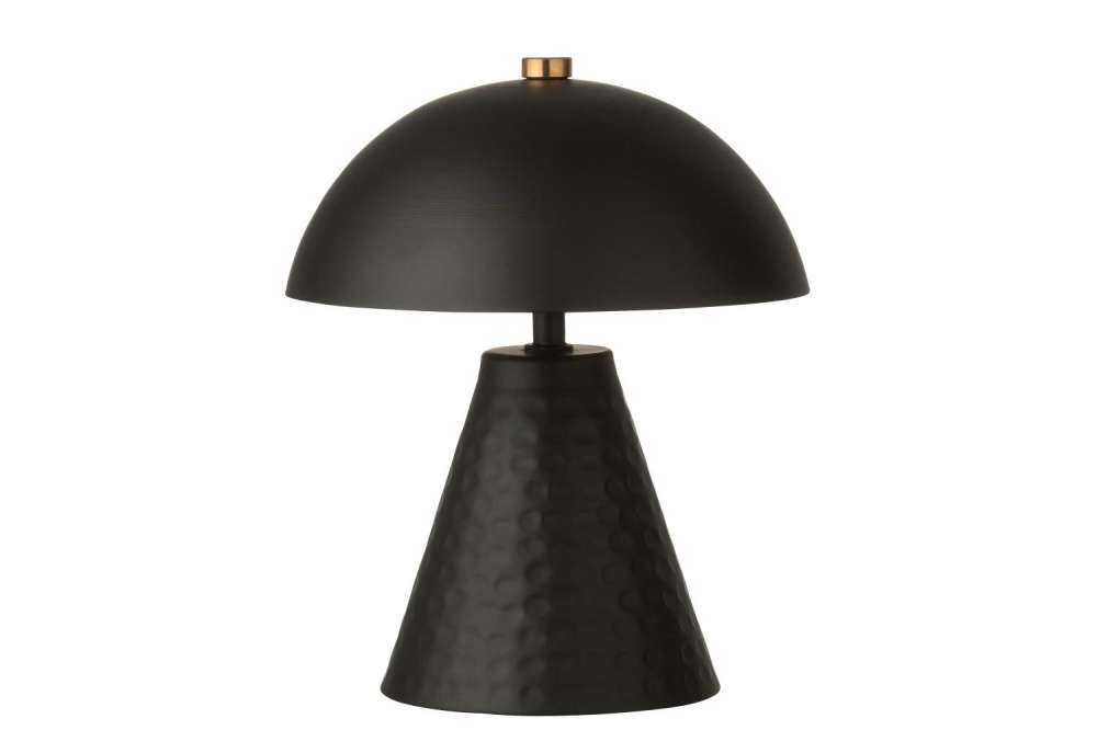 TABLE LAMP MUSHROOM IRON BLACK