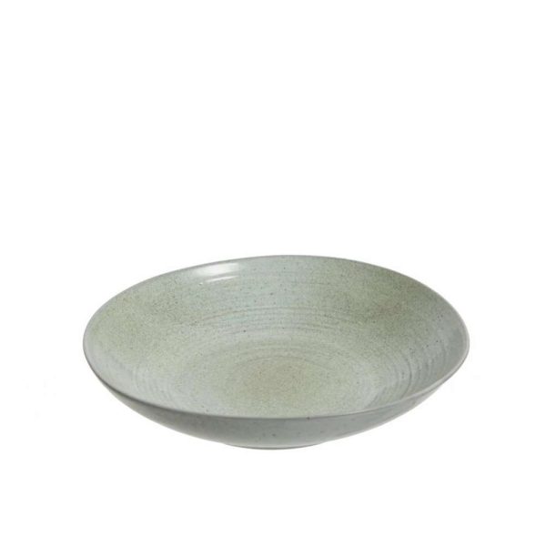 PLATE DEEP DOT CERAMIC MINT