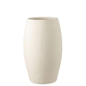 VASE ENYA CERAMIC WHITE SMALL