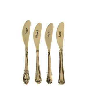 BOX OF 4 SPREADER BRASS GOLD COLORED