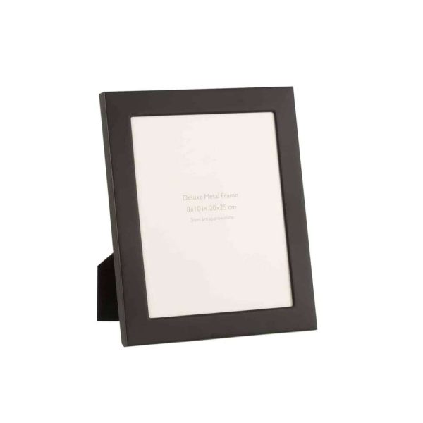 PHOTO FRAME WIDE BORDER 20X25 METAL BLACK LARGE
