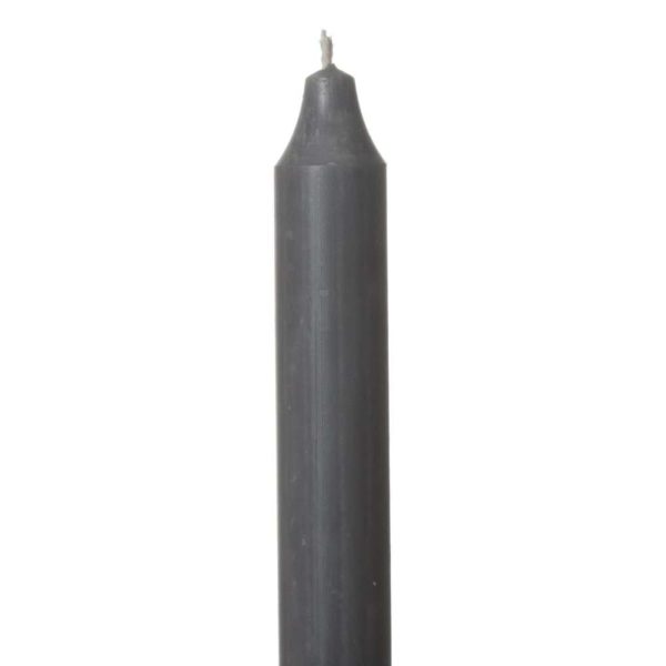 Kronelys Rustikk 2,2X30Cm 29 Grå