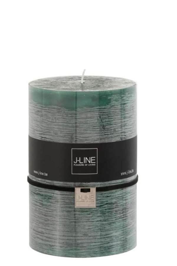 CYLINDER CANDLE DARK GREEN XL -95H