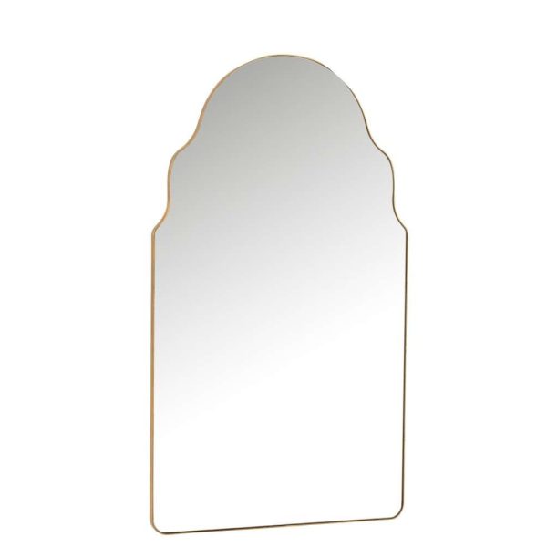 MIRROR WEST MDF/GLASS GOLD