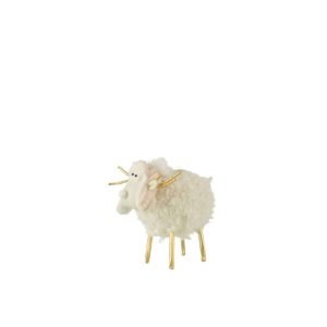 REINDEER HAT TEXTILE CREAM/GOLD SMALL
