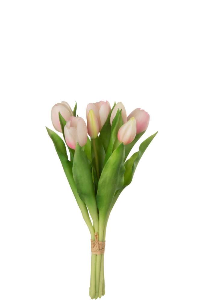 BOUQUET TULIPS 7PIECES PU SOFT PINK SMALL