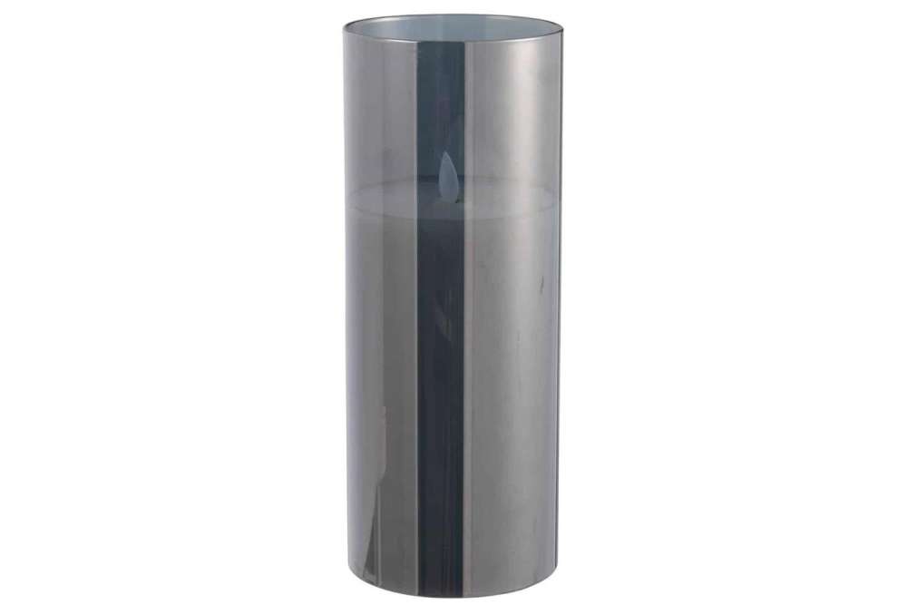 LEDLAMP SHINING GLASS GREY LARGE