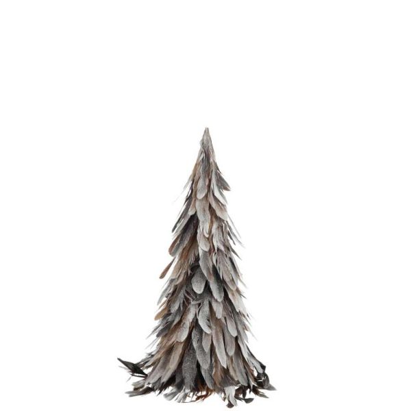 CONE DECO LOOSE FEATHERS SILVER