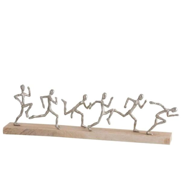 FIGURE 6RUNNERS ALUMINIUM/WOOD SILVER/NATURAL