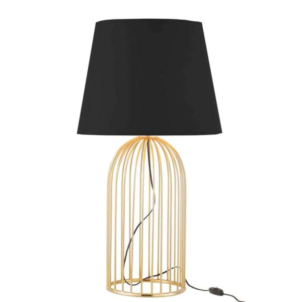 LAMP BASE+SHADE JONI IRON GOLD