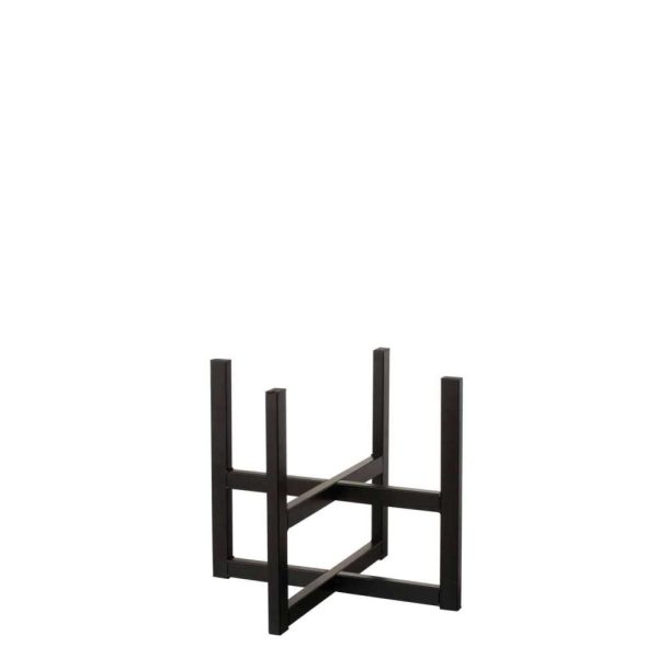 FOOT FOR FLOWERPOT/BASKET METAL BLACK SMALL